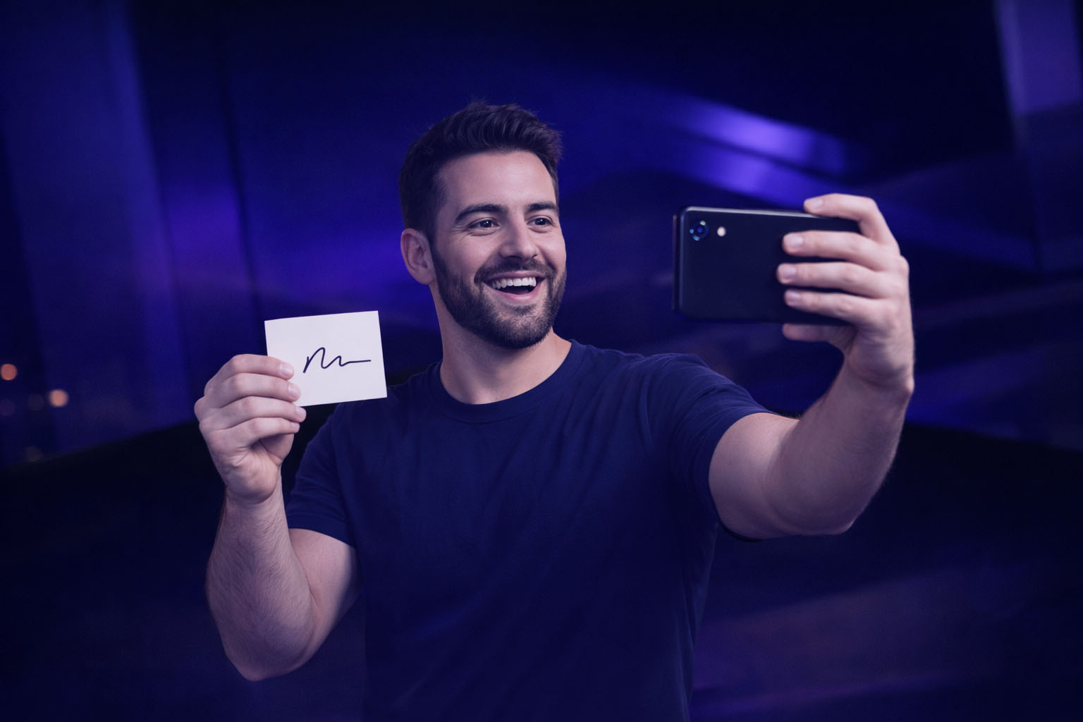 Exempel på hur verifieringsbilden ska se ut